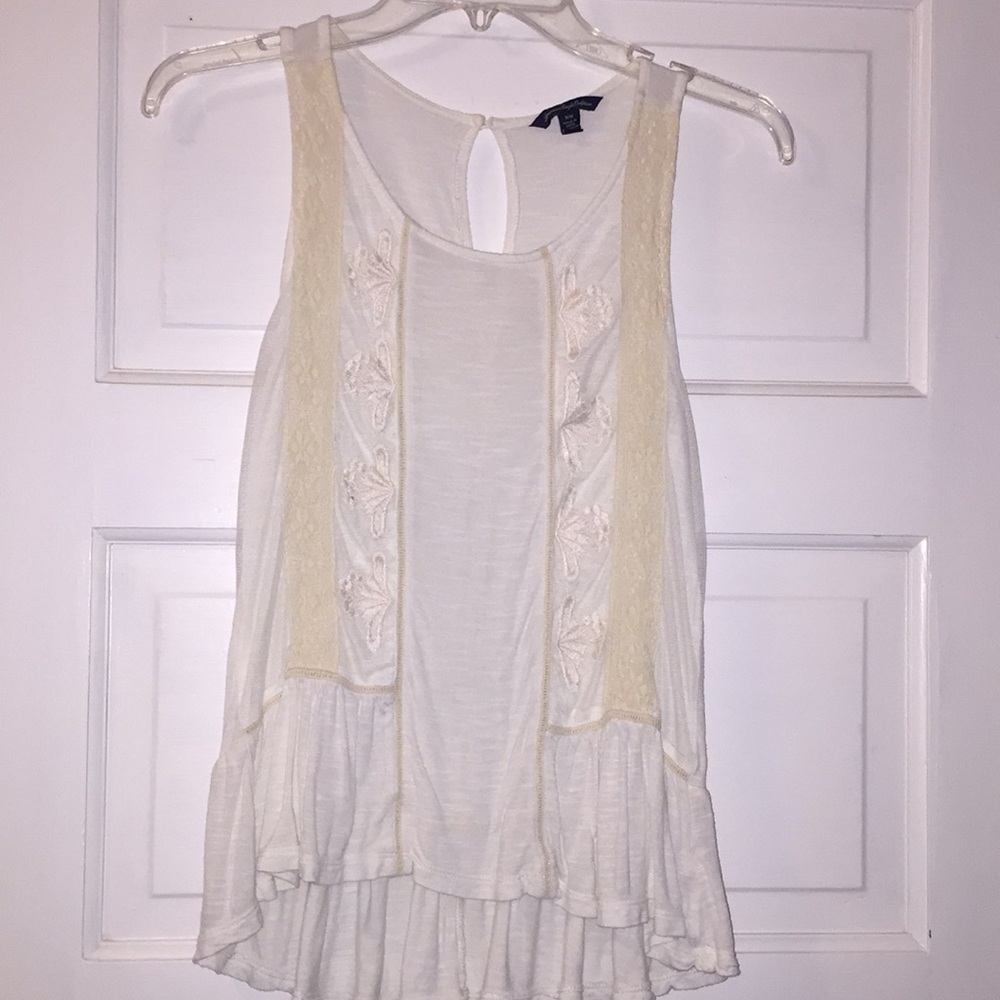 Cream tank top